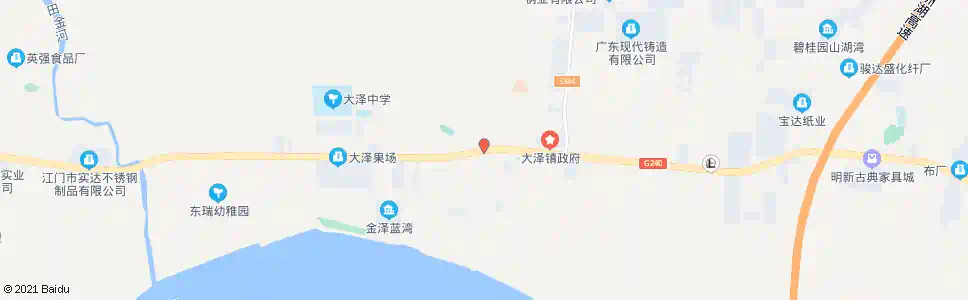 江门大泽_公交站地图_江门公交_妙搜公交查询2025