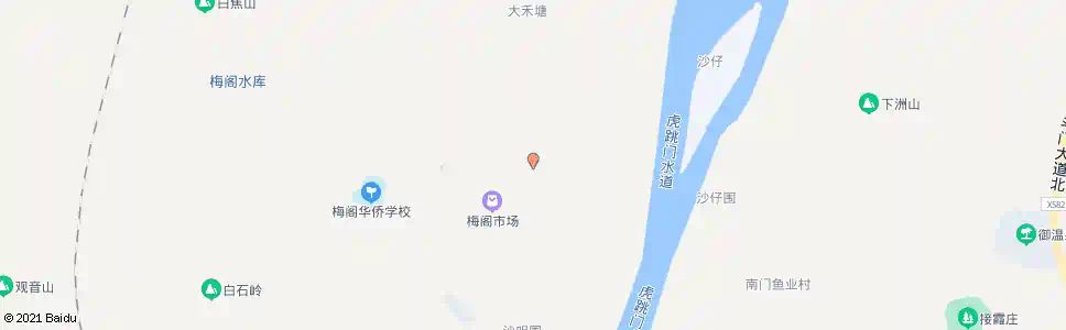 江门梅阁医院_公交站地图_江门公交_妙搜公交查询2025