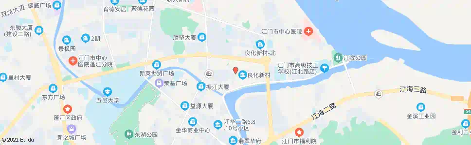 江门良化大道_公交站地图_江门公交_妙搜公交查询2025