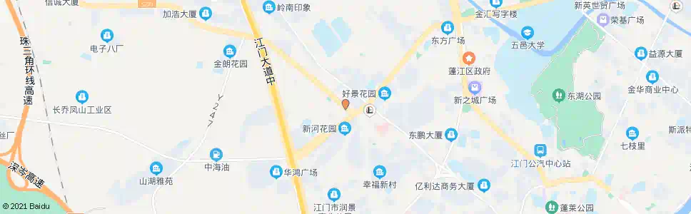江门贯溪桥_公交站地图_江门公交_妙搜公交查询2025