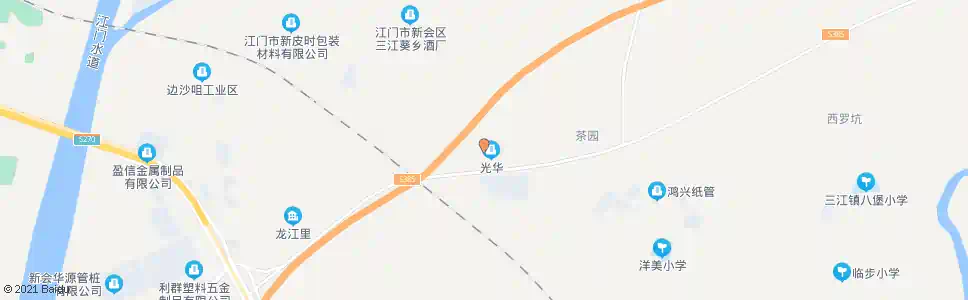 江门沙岗村_公交站地图_江门公交_妙搜公交查询2025