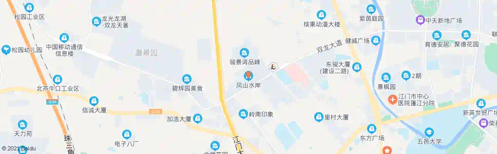 江门凤山水岸_公交站地图_江门公交_妙搜公交查询2025