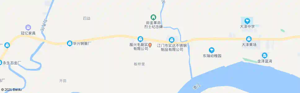 江门北洋村_公交站地图_江门公交_妙搜公交查询2025