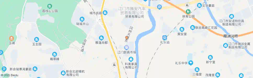 江门锦纶厂_公交站地图_江门公交_妙搜公交查询2025