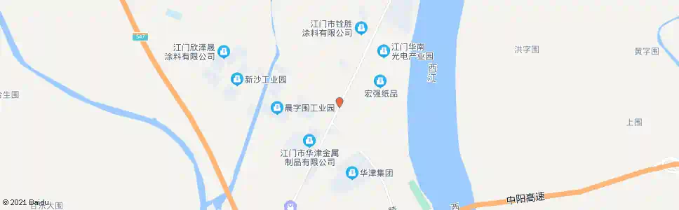江门新沙工业园南_公交站地图_江门公交_妙搜公交查询2025