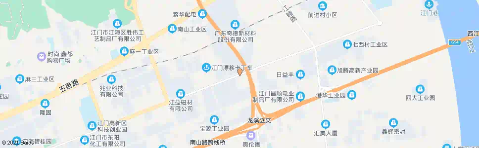 江门龙溪路_公交站地图_江门公交_妙搜公交查询2025