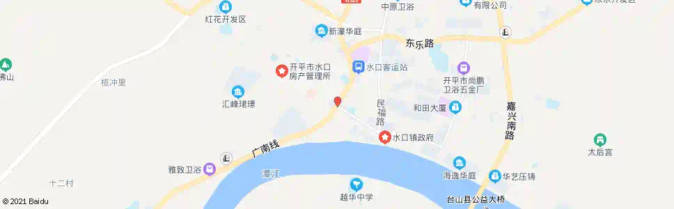 江门水口侨联_公交站地图_江门公交_妙搜公交查询2025