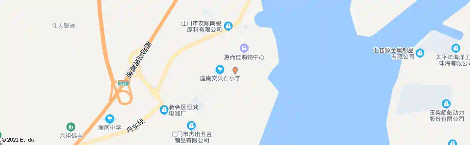 江门南面市场_公交站地图_江门公交_妙搜公交查询2025