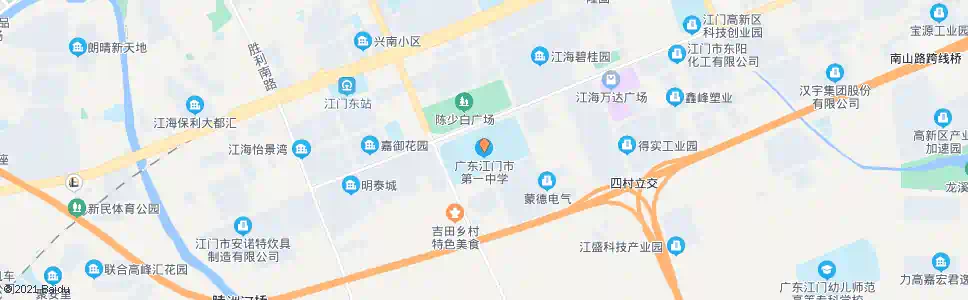 江门曹一路口_公交站地图_江门公交_妙搜公交查询2025