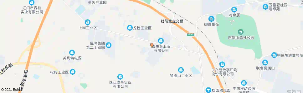江门龙榜工业区_公交站地图_江门公交_妙搜公交查询2025
