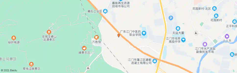 江门粉未冶金厂_公交站地图_江门公交_妙搜公交查询2025