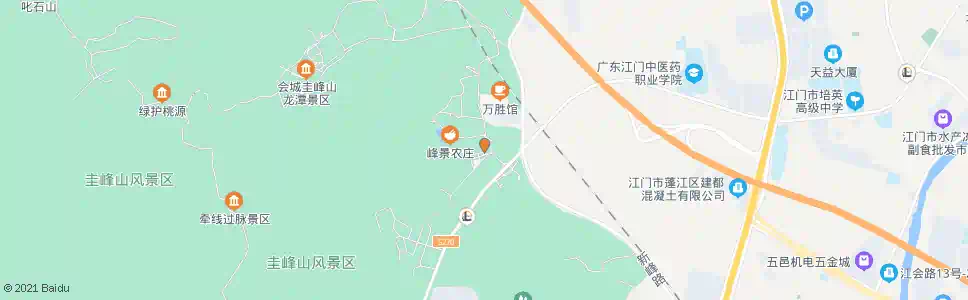 江门滑草场_公交站地图_江门公交_妙搜公交查询2025