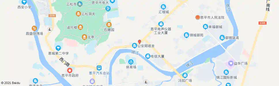 江门地税局站_公交站地图_江门公交_妙搜公交查询2025
