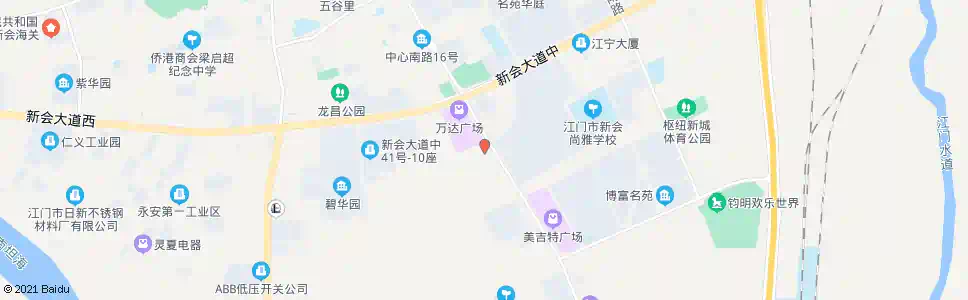江门华翔康体中心_公交站地图_江门公交_妙搜公交查询2025