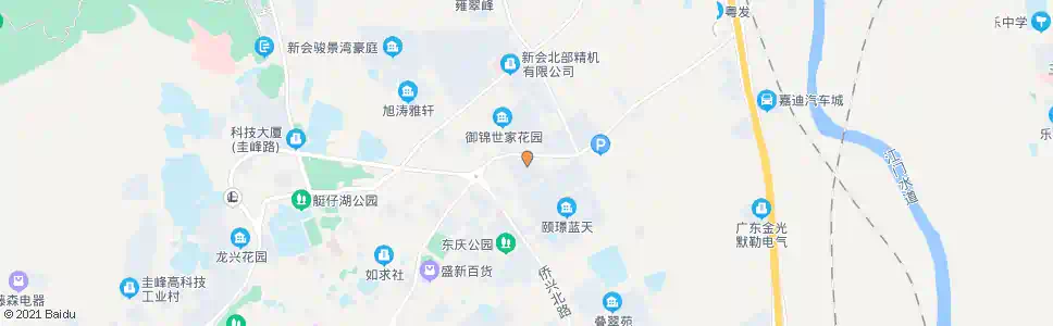 江门新会时代城1_公交站地图_江门公交_妙搜公交查询2025
