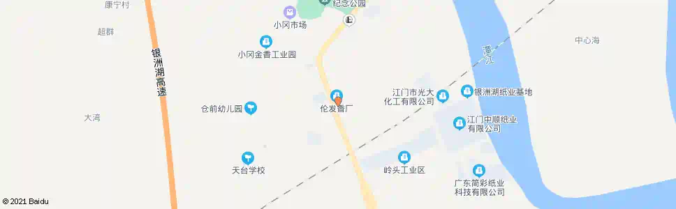 江门忠孝村_公交站地图_江门公交_妙搜公交查询2025