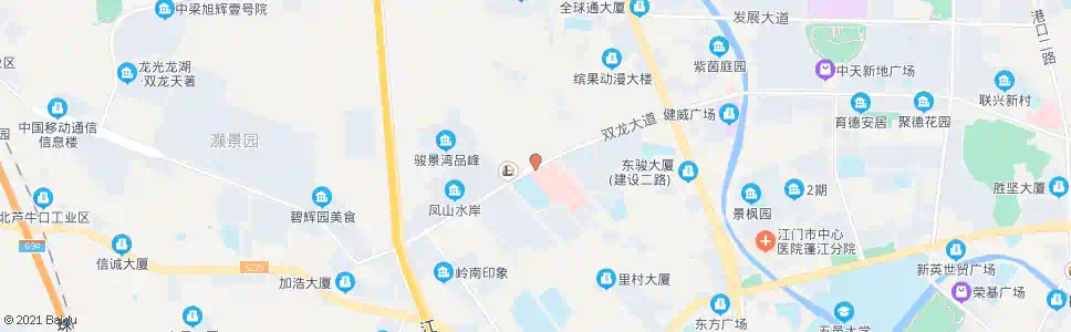 江门义乌小商品城(市保健院新院)_公交站地图_江门公交_妙搜公交查询2025