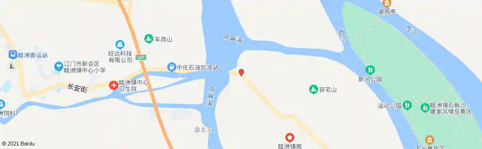 江门渡口_公交站地图_江门公交_妙搜公交查询2025