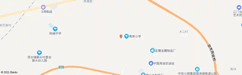 江门南岸村_公交站地图_江门公交_妙搜公交查询2025