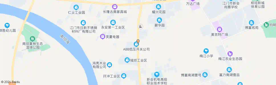 江门新会交警大队_公交站地图_江门公交_妙搜公交查询2025