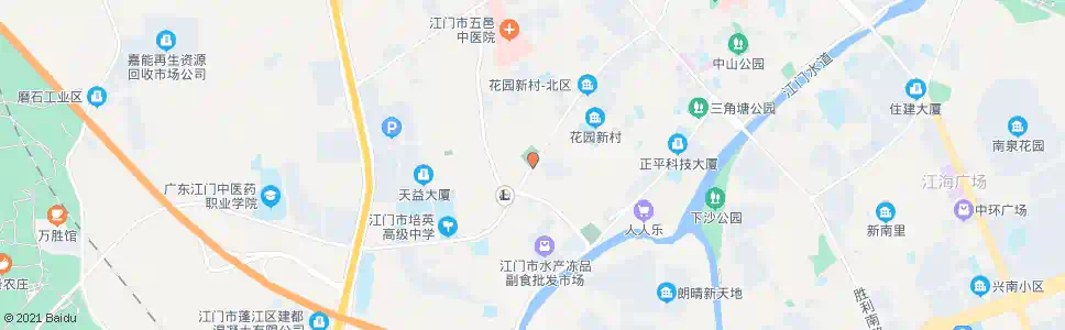 江门白沙祠_公交站地图_江门公交_妙搜公交查询2025