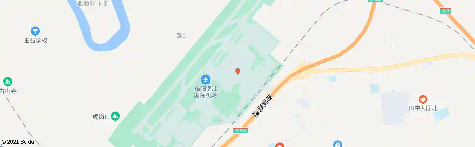 揭阳揭阳潮汕机场_公交站地图_揭阳公交_妙搜公交查询2025