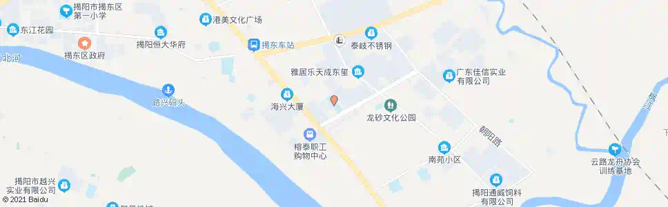 揭阳揭东技工学校_公交站地图_揭阳公交_妙搜公交查询2025