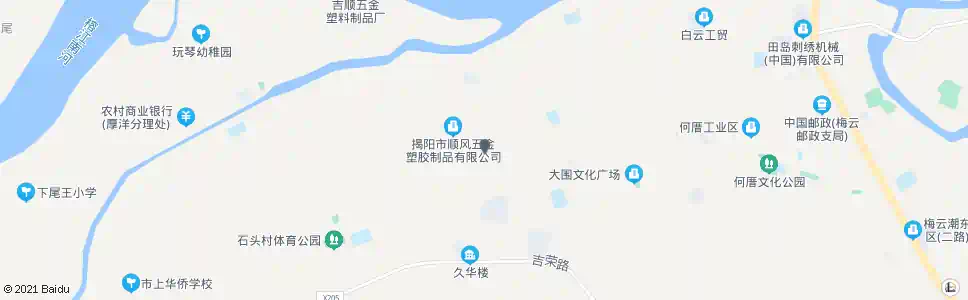 揭阳梅云农贸市场_公交站地图_揭阳公交_妙搜公交查询2025