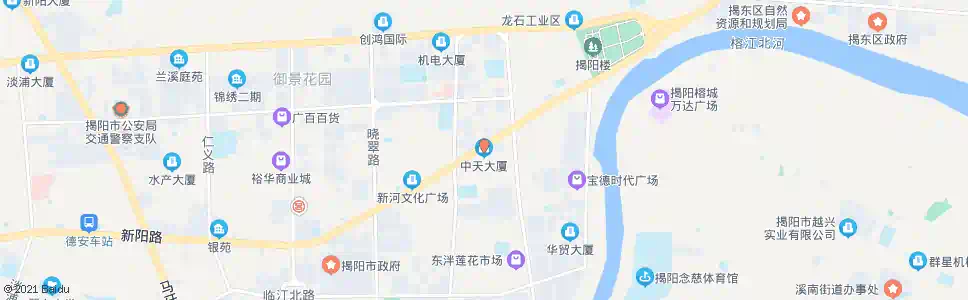 揭阳中区大厦_公交站地图_揭阳公交_妙搜公交查询2025