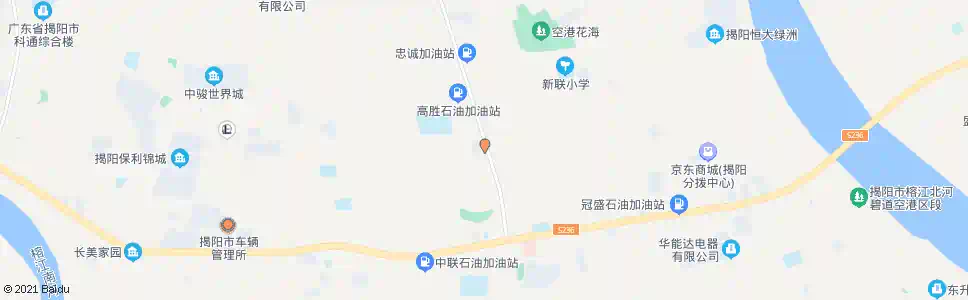 揭阳江厦村路口_公交站地图_揭阳公交_妙搜公交查询2025