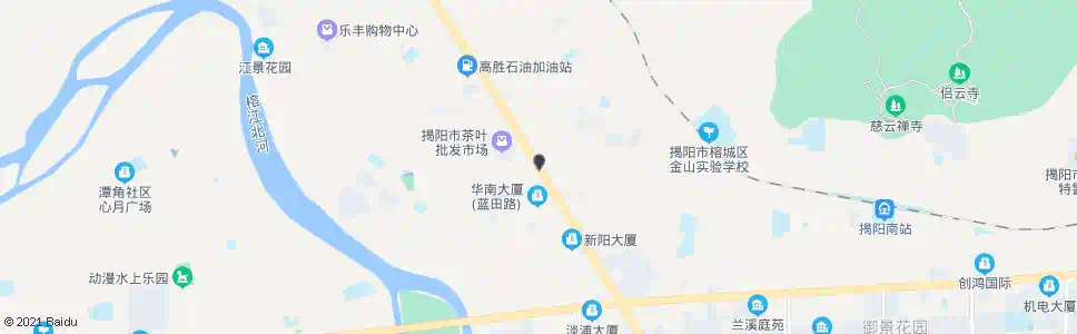 揭阳华南大酒店_公交站地图_揭阳公交_妙搜公交查询2025