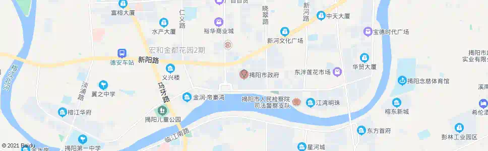 揭阳市政府_公交站地图_揭阳公交_妙搜公交查询2025