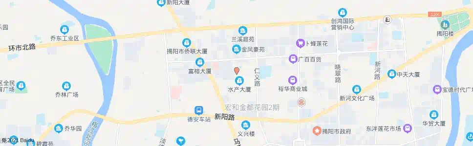 揭阳卢前村_公交站地图_揭阳公交_妙搜公交查询2025