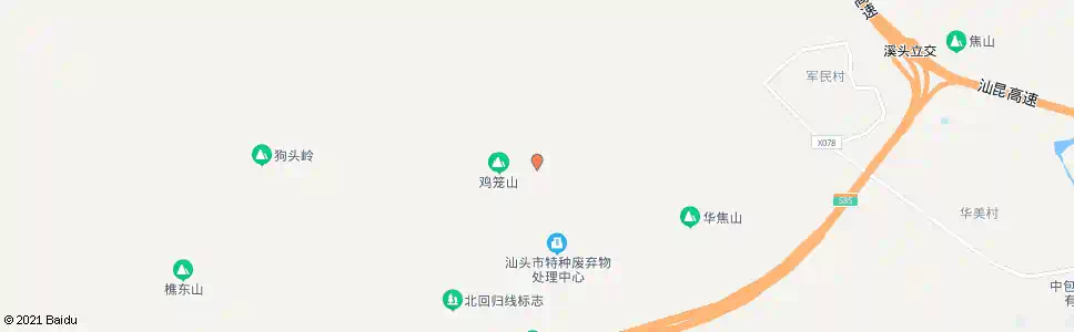 揭阳鸡笼山_公交站地图_揭阳公交_妙搜公交查询2025