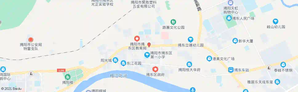 揭阳揭东移动_公交站地图_揭阳公交_妙搜公交查询2025