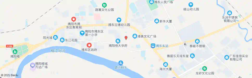 揭阳华新南路口_公交站地图_揭阳公交_妙搜公交查询2025