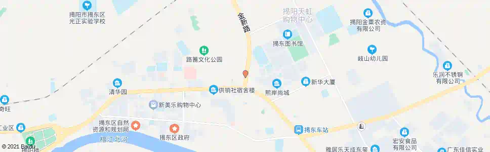 揭阳路篦路口_公交站地图_揭阳公交_妙搜公交查询2025