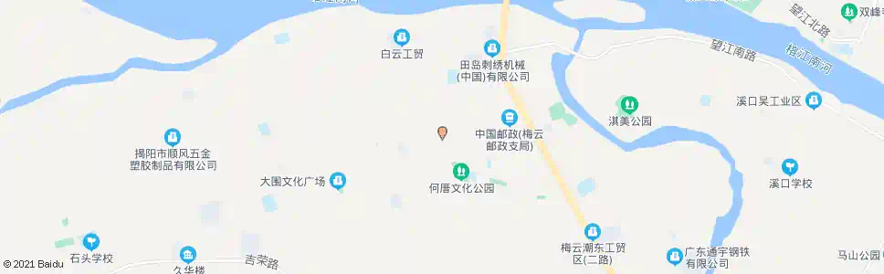 揭阳何厝_公交站地图_揭阳公交_妙搜公交查询2025