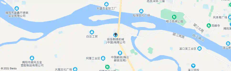 揭阳田岛机锈_公交站地图_揭阳公交_妙搜公交查询2025