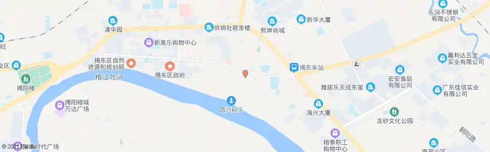 揭阳中山金新路口_公交站地图_揭阳公交_妙搜公交查询2025