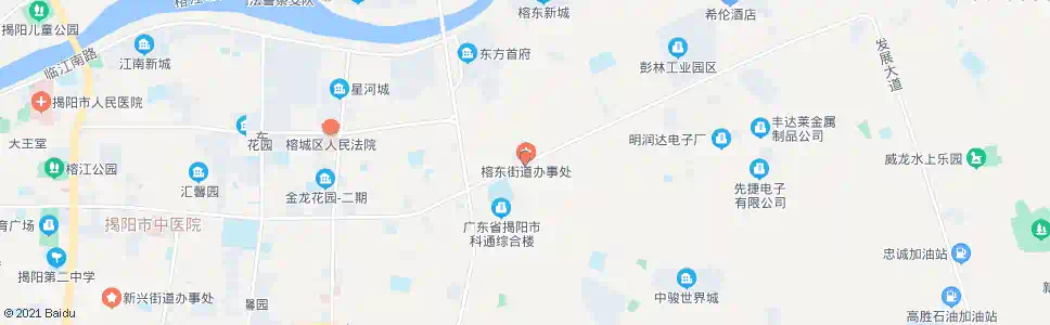 揭阳榕东中学_公交站地图_揭阳公交_妙搜公交查询2025