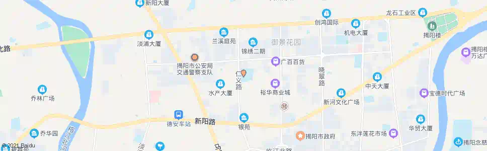揭阳实验中学_公交站地图_揭阳公交_妙搜公交查询2025