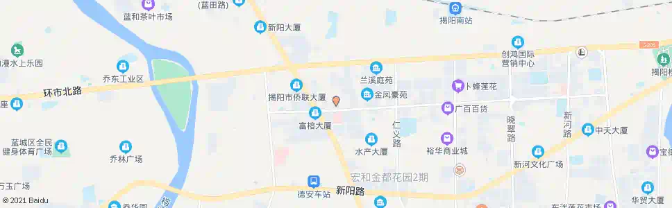 揭阳交警考场_公交站地图_揭阳公交_妙搜公交查询2025