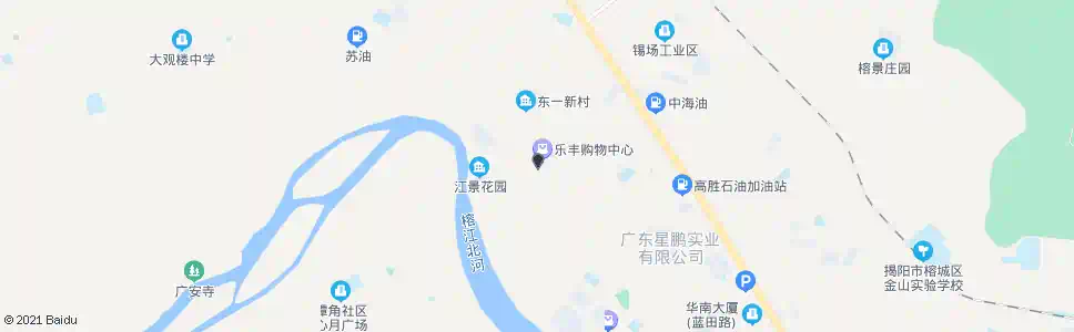揭阳锡中村_公交站地图_揭阳公交_妙搜公交查询2025