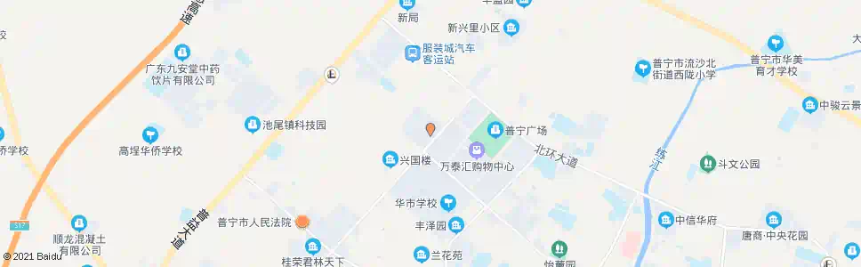 揭阳华新城_公交站地图_揭阳公交_妙搜公交查询2025