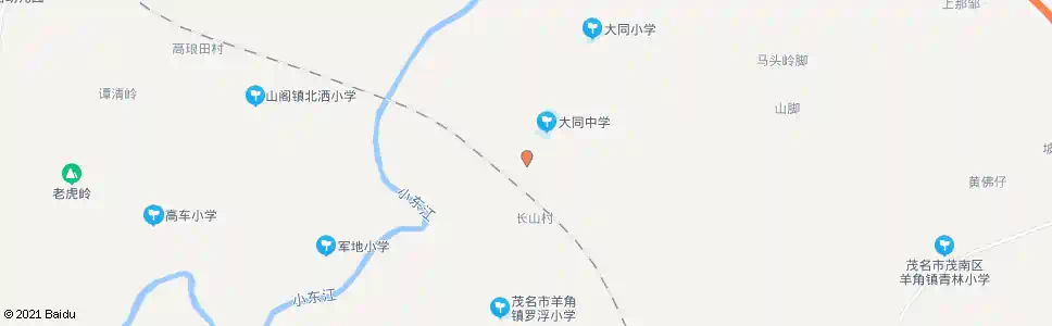 茂名长山阁_公交站地图_茂名公交_妙搜公交查询2025