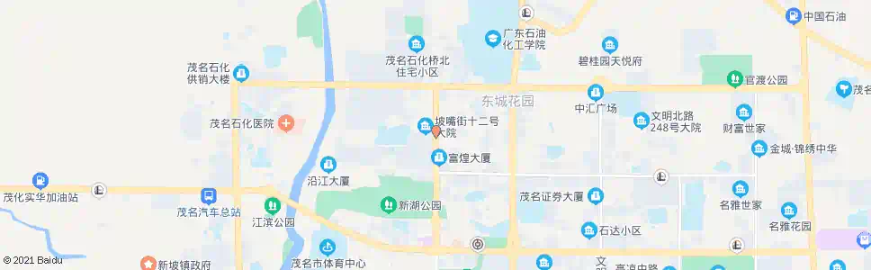 茂名人民北路_公交站地图_茂名公交_妙搜公交查询2025