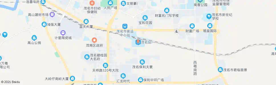 茂名龙珠河路口_公交站地图_茂名公交_妙搜公交查询2025