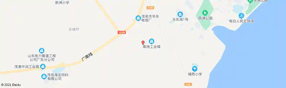 茂名高地居委_公交站地图_茂名公交_妙搜公交查询2025