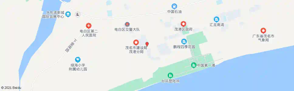 茂名海滨花园_公交站地图_茂名公交_妙搜公交查询2025